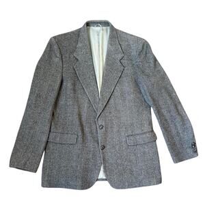 Lino Moda Italia Mens Double Breasted Sport Coat Gray Blazer Suit Jacket L42
